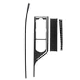 thumbnail image 2 of 4Pcs Carbon Fiber Interior Console Gear Shift Cover Trim For Jaguar XF 2009-2011, 2 of 8