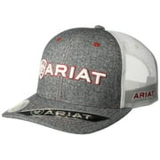 ARIAT Men's Heather Mesh Back Shadow Cap, Gray, One Size ONE SIZE GRAY