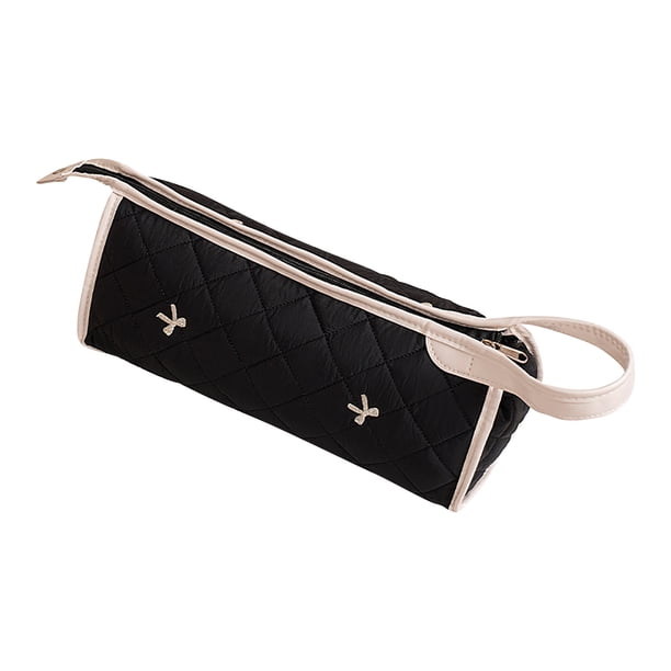Bolsa organizadora de viaje, bolsa de almacenamiento portátil que puede guardar secador de pelo y accesorios, viene con un asa, una bonita bolsa.