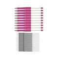 thumbnail image 3 of 10 Pieces Ballpoint Pen Bulk Assorted Bead Pen for Gift Exam Spare Writing rose red, 3 of 6