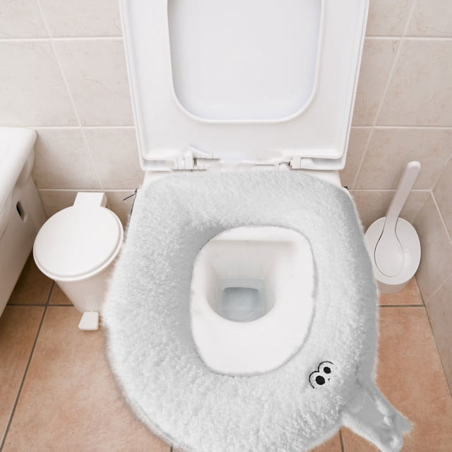 Luxshiny Commode Seat Cushion for Household Users Thickened Warmth 1Pack