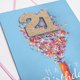 thumbnail image 5 of Tarjeta de felicitación GIFTING GIGGLES 21.º cumpleaños pop-up 3D, 5 of 5