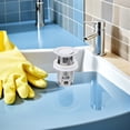 thumbnail image 4 of Raindrops 1Jgo Conjunto Para Desagüe De Lavabo Con Y Rebosadero Compatible Con Varios Tipos Plateado, 4 of 8