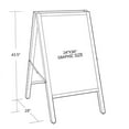 thumbnail image 3 of Large Black Slide In A-Frame Double-Sided Indoor/Outdoor Sidewalk Stand 24"W X 36"H, 3 of 3