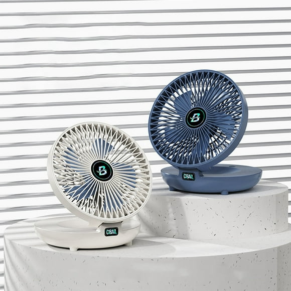 Ganfancp Mini Folding Desk Fan, Hangable Fan, Small Personal Portable Table Fan With USB Rechargeable Battery Operated Cool Electric Fan For Travel Office Room House Weekly Deals