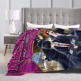 thumbnail image 4 of Magic And Muscles Blanket, Anime Throw Blanket For Bed Sofa Couch, Super Soft Flannel Blanket For Bedroom Livingroom, 60"X50", 4 of 9