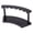 Vertical, Black, variant on 6-Slot Black Plastic Pen Holder Display Stand, Dual-Use Vertical Pen Holder Rack Organizer Makeup Brush Rack Organizer, Multipurpose Organizer for Store, Office Vanity Storage, Black