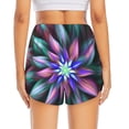 thumbnail image 4 of Goofa Colored Abstract Printed Women 2 in 1 Running Shorts,Quick Dry Athletic Workout Shorts,High Waisted Athletic Shorts with Liner Pockets-XX-Large, 4 of 9
