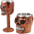 thumbnail image 4 of Ebros Inferno Fire Skull Face Wine Goblet And Mug Set Beverage Drinkware Barware, 4 of 4