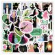 thumbnail image 1 of Pegatinas Wickeds, vinilo impermeable, estilo anime, 54 unidades/lote, 5-7 cm, 1 of 4