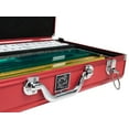 thumbnail image 6 of White Swan American Mahjong Set in Luggage-Style Red Case - White Tiles - Modern Pushers, 6 of 8