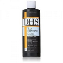 DHS TAR Shampoo Prevent Scalp Itching & Flaking, Fragrance Free 8oz, 2-Pack