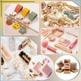 thumbnail image 5 of 60Pcs Square Foldable Creative Kraft Paper Box Gift Box with Visible PVC Window Tan 7.5x7.5x3cm DIY, 5 of 5