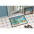 thumbnail image 2 of Carolines Treasures BB8502MAT Icelandic Sheepdog Christmas Door Mat Indoor Rug or Outdoor Welcome Mat 18x27 Doormat, 2 of 4