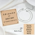 thumbnail image 5 of Silver Cross Bracelet for Women, Christian Gifts for Women, Religious Gifts Dainty Bracelet, 5 of 7