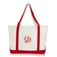 thumbnail image 2 of DALIX Premium Canvas Tote Bags Red Shoulder Bag Personalized Gifts D, 2 of 8