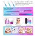 thumbnail image 3 of Graflsoa 10-Piece Stainless Steel Blackhead Removal Kit with Gradient Blue-Purple Case, 3 of 5