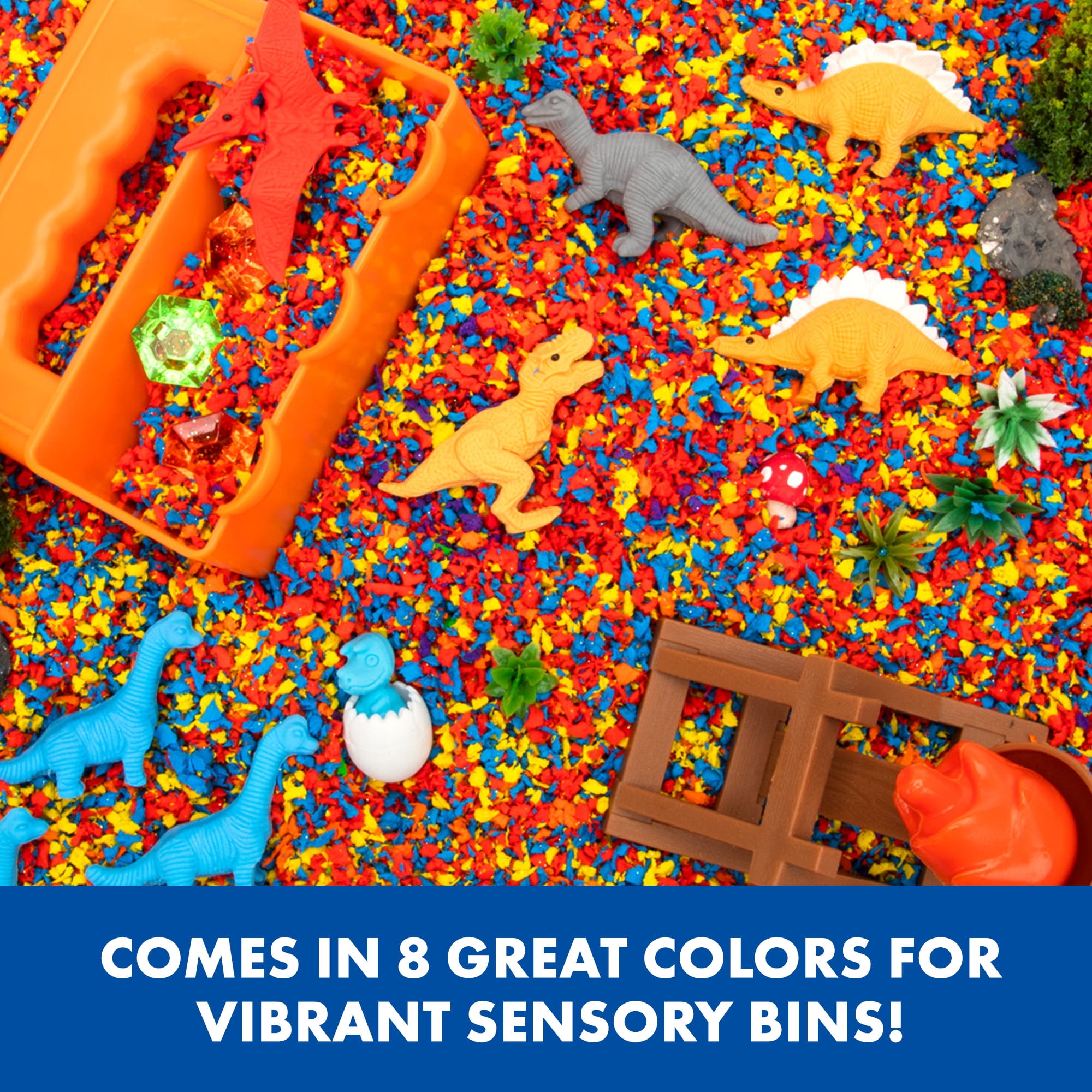 Educational Insights Pluffle® Mini 8 Pack, Sensory Bin Filler for Ages 3+