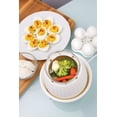 thumbnail image 4 of Euro Cuisine Electric Egg Cooker & Food Steamer with Auto Shut Off White (MSCX26), 4 of 5
