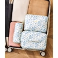 thumbnail image 3 of Bolsa de maquillaje HBSelect acolchada de algodón para viajes, 3 unidades, para mujeres y niñas, 3 of 7