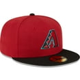 thumbnail image 3 of Men's New Era  Red/Black Arizona Diamondbacks Home Authentic Collection On-Field 59FIFTY Fitted Hat, 3 of 6