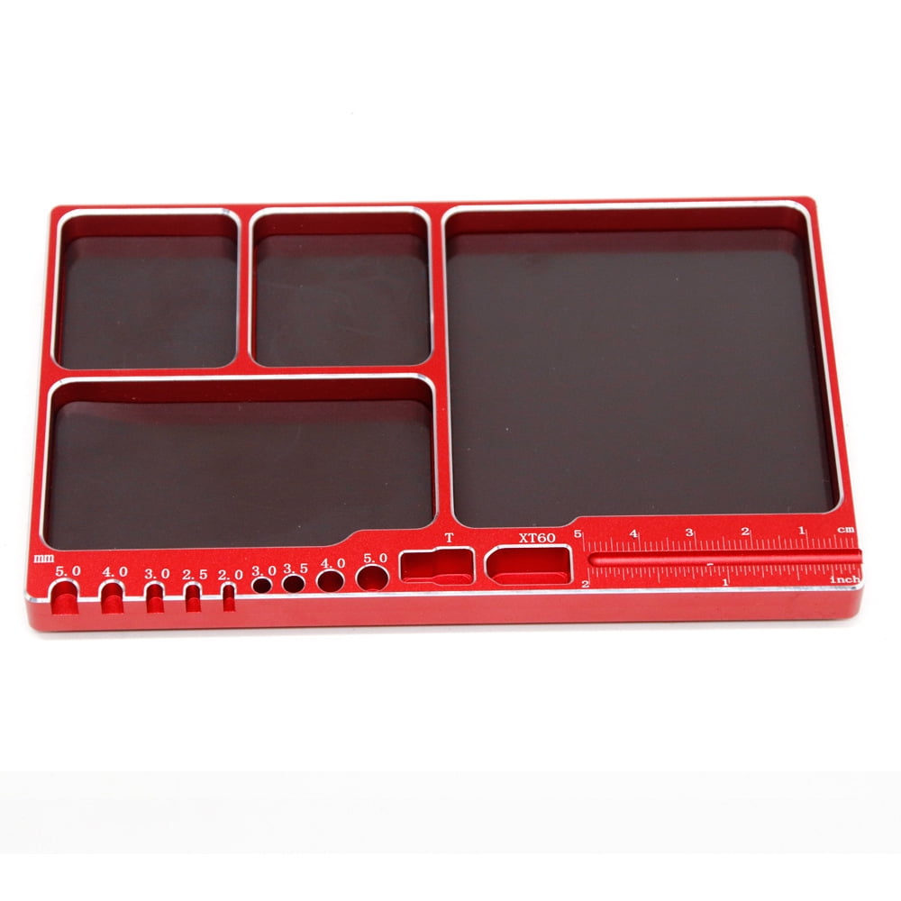 RC Repair Screw Tray Parts Tray With Pad