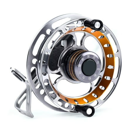 Light Weight Fly Fishing Reels Sound Hand Reels Metal Fishing Hand Wheel Driving Cart Reels Wheel Fishing Accessories