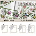 thumbnail image 5 of Pink Spring Floral Swag Valances for Windows 2 Pack, Kitchen Window Curtains 36 Inch Length, Elegant Pastoral Flowers Birds Watercolor Privacy Swag Curtains for Living Room/Bathroom 36"x36", 5 of 8