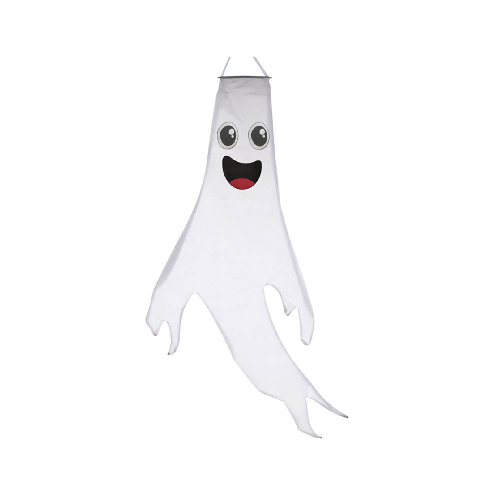 Pack of 10 3D Paper Halloween Ghosts Trick Or Treat Party Hanging Decor 52cm 