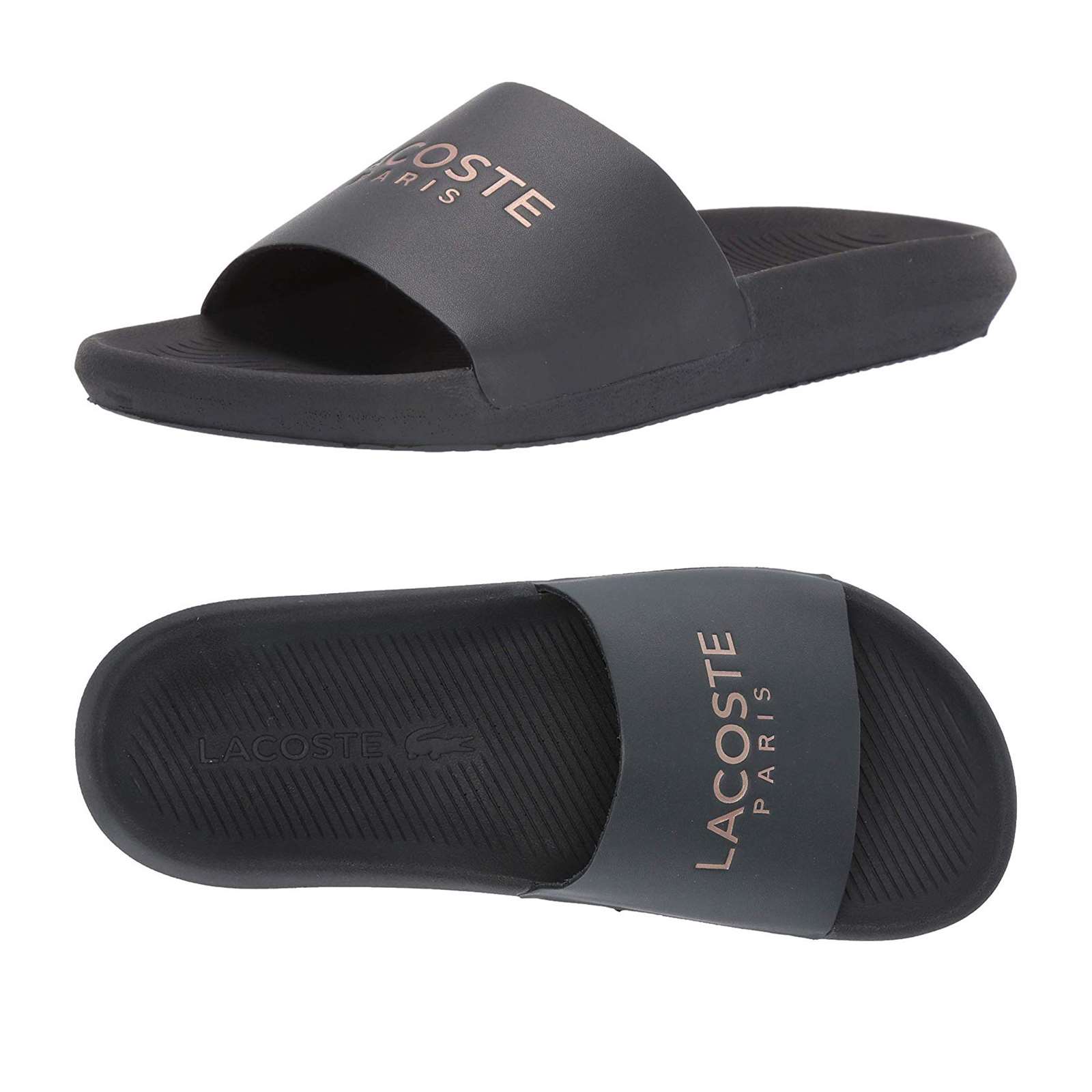 Lacoste Women Croco Slide Sandals 