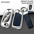 thumbnail image 3 of For Citroen C 3 buttons key case DS3 DS4 DS5 DS6 C1 C2 C3 C4 C5 C6 C8 Zinc alloy+leather Car Key Case Cover Protect Shell Bag, 3 of 12