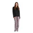 thumbnail image 2 of Just Love Ultra-Soft Women’s Pajama Pant Set - Nightgown with Matching Socks (Playful Plaid, 3X), 2 of 5