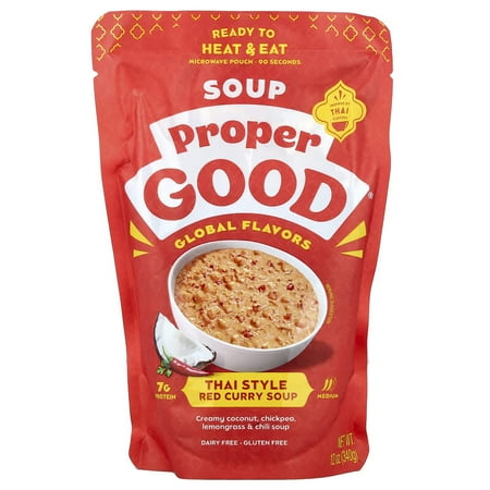Proper Good, Thai Style, Red Curry Soup, Medium, 12 oz