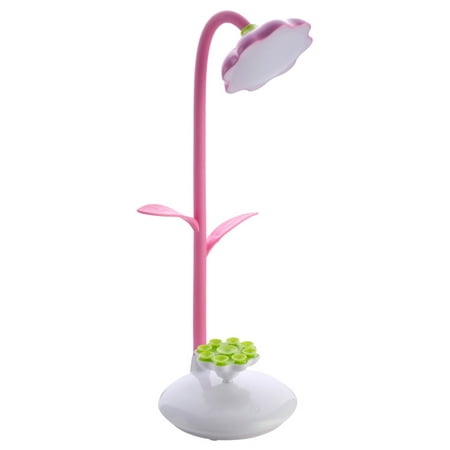 Fashion Desk Lamp Sun Flower Mobile Phone Stand Table Lamp USB Students Workers Reading Eye Protection