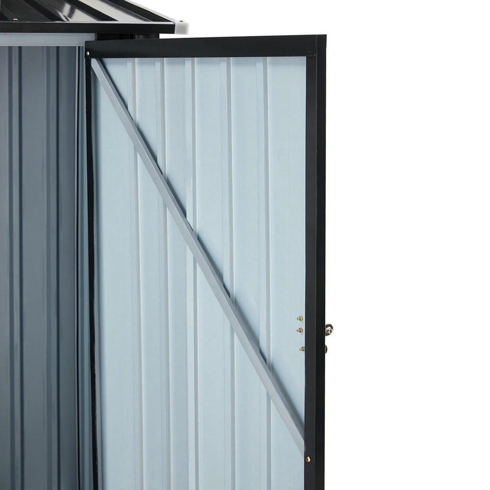 Barara King Outdoor Sheds, Outdoor Storage Tool House,Outdoor Storage Shed, 3 x 3 FT Metal Steel Garden Shed with Single Lockable Door