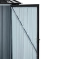 thumbnail image 3 of Barara King Outdoor Sheds, Outdoor Storage Tool House,Outdoor Storage Shed, 3 x 3 FT Metal Steel Garden Shed with Single Lockable Door, 3 of 13
