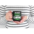 thumbnail image 2 of The Best Memories Are Made Camping, Ceramic Sayings, Black 11oz Ceramic Mug, 2 of 5