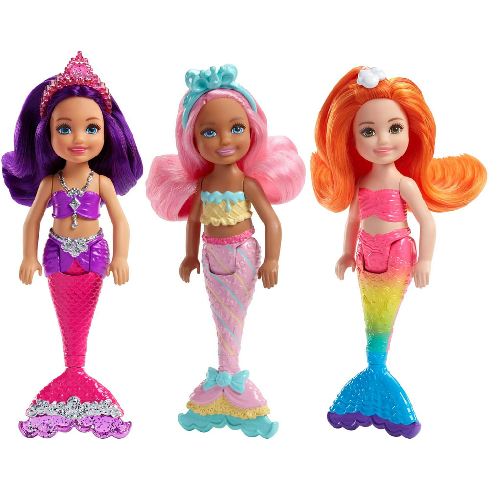 Barbie Dreamtopia Chelsea Mermaid Doll (Styles May Vary) - Walmart.com ...