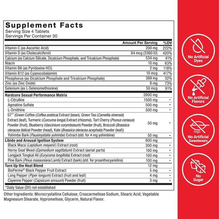 Force Factor SCORE! Hardcore, Nitric Oxide Booster for Men with L