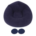 thumbnail image 1 of Sofá inflable ultra suave, individual, esférico, para dormitorio, viajes al aire libre, camping, picnic, 1 of 14