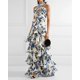 thumbnail image 2 of HH 2024 New off-the-Shoulder Women's Clothing Fashion Organza Fairy Long Elegant Evening Dress Dress, 2 of 2