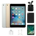 thumbnail image 1 of Reacondicionado Apple iPad Mini 4 A1538 (WiFi) 64GB Gris Espacial (Grado A+) Paquete con Funda, Auriculares Inalámbricos, Protector de Pantalla de Vidrio Templado, 1 of 5