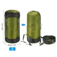 thumbnail image 2 of Unique Bargains Compression Stuff Sack, 8L S Size Waterproof Sleeping Bag, Dark Green, 2 of 7