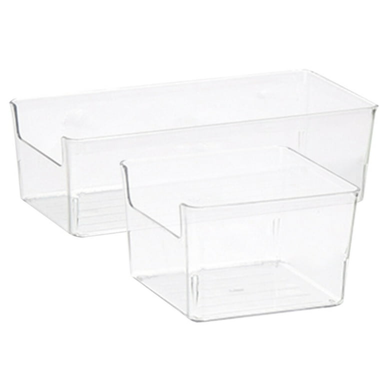 2pcs Desktop Drawer Organizing Boxes Drawer Storage Boxes Sundries  Organizing Box