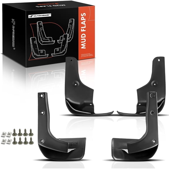 A-Premium Splash Guards Mud Flaps Mudguards Compatible with Lexus RX330 2004-2006 RX350 2007-2009 RX400h 2006 2007 2008 Front and Rear 4-PC