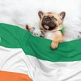 thumbnail image 2 of Dog Blanket Flag Of Ireland Soft Dog Blankets for Small Medium Dogs Pet Cat Puppy Blanket Mat Cover, 2 of 7