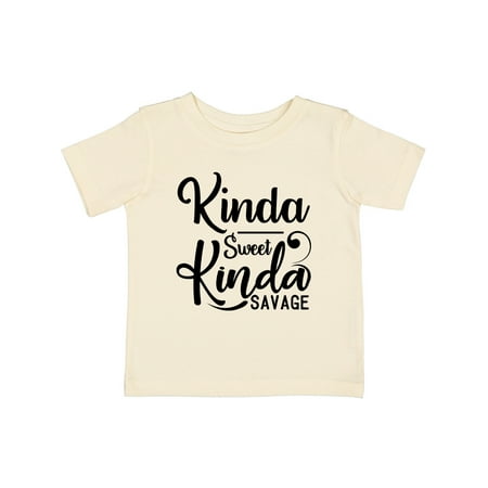 

Inktastic Kinda Sweet Kinda Savage Gift Baby Boy or Baby Girl T-Shirt
