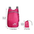 thumbnail image 3 of Hovmgk Lightweight Backpack, Foldable Sports Bag, Outdoor Pouch, Polyester Waterproof Compact Design, Outdoor & Travel Supplies, Space-Saving Carry for Hikers, Travelers, 3 of 6