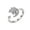 Silver, variant on Fidget Moon Ring for Anxiety Women Golden Crystal Rings Open Adjustable Cubic Zirconia Rings Fidget Ring Spinner Moon Ring for Women Trendy Jewelry