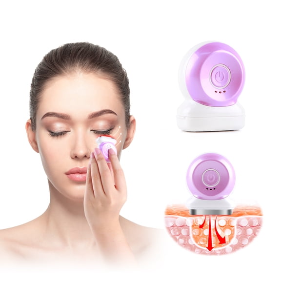 Heated Eye Massager, Hot Compress Eye Care Device with Vibration Massage, Portable Eye Relaxation Tool for Daily Eye Care